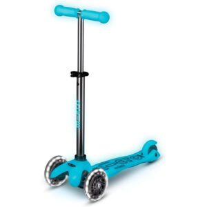 Micro® | Mini Deluxe Glow LED Scooter 3 Wheels Kids | Glow in the Dark | Wheels with LED Lighting | Fun and Safety | 2-5 Years