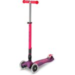 Micro Scooters | Maxi Micro Deluxe Foldable Children's Scooter | Big Wheels | Handlebar Adjustable | 5-12 Years | Boys & Girls