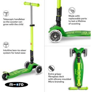 Micro Scooters | Maxi Micro Deluxe Foldable Children's Scooter | Big Wheels | Handlebar Adjustable | 5-12 Years | Boys & Girls - Image 4