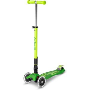Micro Scooters | Maxi Micro Deluxe Foldable Children's Scooter | Big Wheels | Handlebar Adjustable | 5-12 Years | Boys & Girls