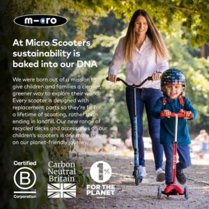 Micro Scooters | Maxi Micro Deluxe Foldable Children's Scooter | Big Wheels | Handlebar Adjustable | 5-12 Years | Boys & Girls - Image 6