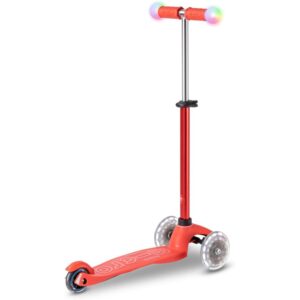 Micro Scooters | Mini Micro 2 Grow LED 4in1 Toddler's Trike | Handlebar Adjustable | Foldable | Lightweight | Boys & Girls | 1-6yrs | Red - Image 6
