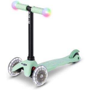 Micro Scooters | Mini Micro 2 Grow LED 4in1 Toddler's Trike | Handlebar Adjustable | Foldable | Lightweight | Boys & Girls | 1-6yrs | Mint - Image 3