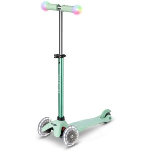 Micro Scooters | Mini Micro 2 Grow LED 4in1 Toddler's Trike | Handlebar Adjustable | Foldable | Lightweight | Boys & Girls | 1-6yrs | Mint - Image 4