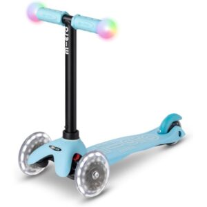 Micro Scooters | Mini Micro 2 Grow LED 4in1 Toddler's Trike | Handlebar Adjustable | Foldable | Lightweight | Boys & Girls | 1-6yrs | Blue - Image 3