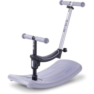 Mini Micro Deluxe Rock & Go LED Lavender Mist | Deluxe Rock Scooter for Kids | Kids Scooter Deluxe Rock | Rock & Go LED Scooter