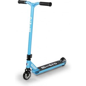 Micro Scooters | Micro Stunt Ramp Children's Scooter Cyan | Skatepark Jumps & Tricks | 5-12yrs | Boys & Girls