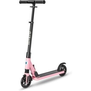 Micro Scooters | Micro Sprite LED Children's Scooter | Handlebar Adjustable | Front Suspension | Foldable | Boys & Girls | 8yrs+