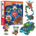 Smartivity 20in1 Spin-n-Go Kit for Kids Age 6-7-8-9-10-11-12 Years Old I Robot, Car, Airplane & More I Christmas, Birthday Gifts for Boys & Girls | DIY Science Toy for Kids 6-12