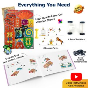 Smartivity 20in1 Spin-n-Go Kit for Kids Age 6-7-8-9-10-11-12 Years Old I Robot, Car, Airplane & More I Christmas, Birthday Gifts for Boys & Girls | DIY Science Toy for Kids 6-12 - Image 5