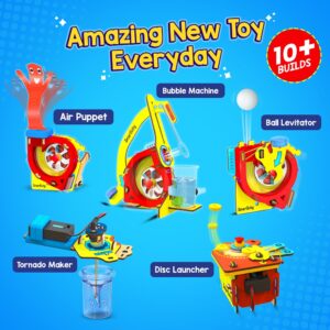 Smartivity 10-in-1 Motor-Powered Gadgets Kit for Kids Ages 6,7,8,9,10,11,12 Years Old | Build 10+ Cool Electronics Projects | Birthday Gifts for Boys & Girls | DIY Science Toy for Kids 6-12 - Image 2