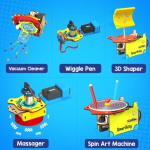 Smartivity 10-in-1 Motor-Powered Gadgets Kit for Kids Ages 6,7,8,9,10,11,12 Years Old | Build 10+ Cool Electronics Projects | Birthday Gifts for Boys & Girls | DIY Science Toy for Kids 6-12 - Image 3