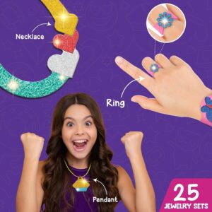 Smartivity Paper Smartcraft Art&Craft Activity Kit,Foil Magic Jewelry & Bracelets Making Craft Kit For Kids Age 4-10 Years,25 Jewelery,50+ Foils,70+ Stickers,Birthday Gift For Girls & Boys,Multicolor - Image 3