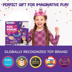 Smartivity Paper Smartcraft Art&Craft Activity Kit,Foil Magic Jewelry & Bracelets Making Craft Kit For Kids Age 4-10 Years,25 Jewelery,50+ Foils,70+ Stickers,Birthday Gift For Girls & Boys,Multicolor - Image 6