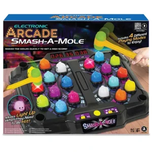 Merchant Ambassador Electronic Arcade Smash-A-Mole (Hyper Neon Black Series)