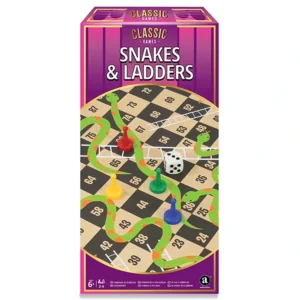 Merchant Ambassador Classic Games - 2-in-1 Ludo, Snakes & Ladders (basic)