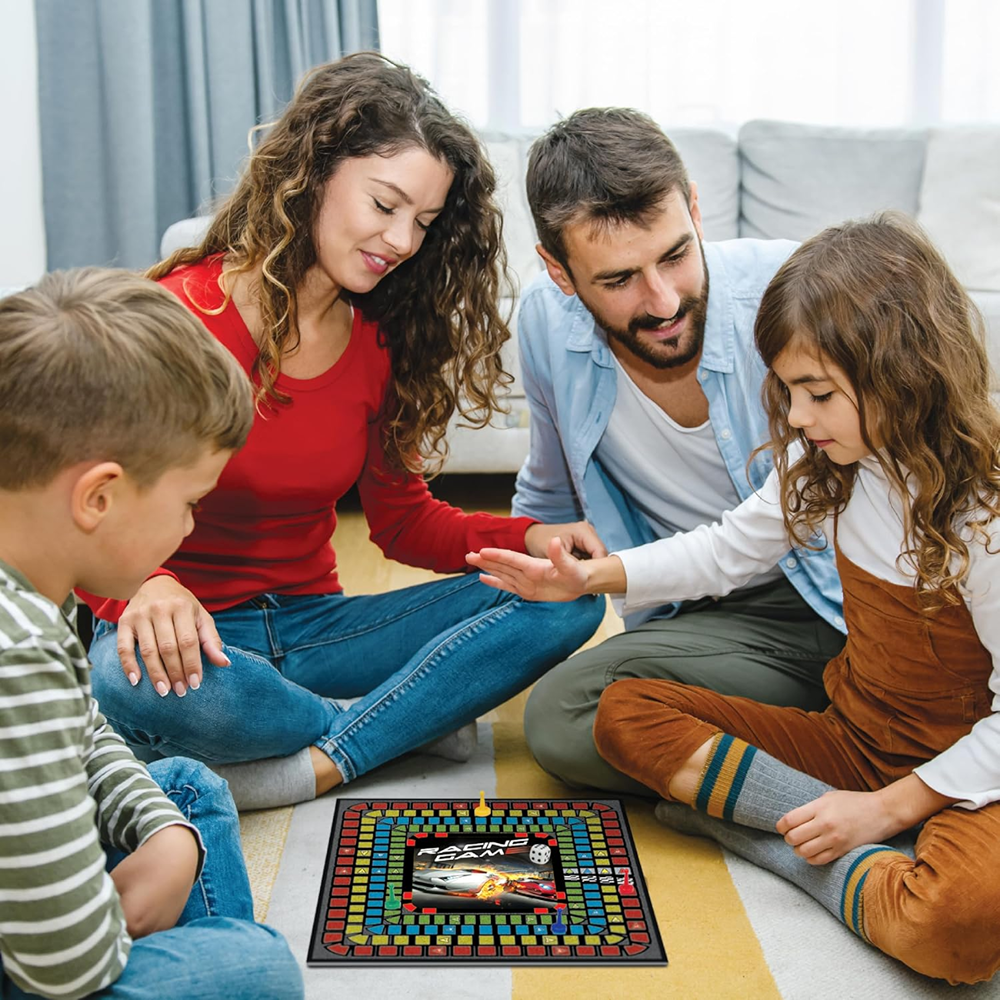 Merchant Ambassador Classic Games - 2-in-1 Racing Game, Tic-Tac-Toe (basic) - Image 4